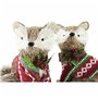 Décorations de Noël DKD Home Decor Polyester (16 x 18 x 21 cm) (2 Unités)