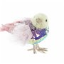 Décorations de Noël DKD Home Decor Polyester Oiseau (18 x 8 x 13 cm) (3) (3 Unités)