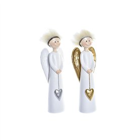 Décorations de Noël DKD Home Decor Résine Ange (7