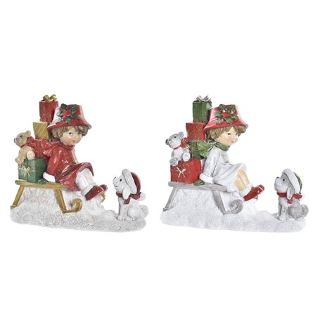 Décorations de Noël DKD Home Decor Résine (14