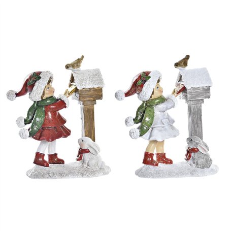Décorations de Noël DKD Home Decor Résine (11