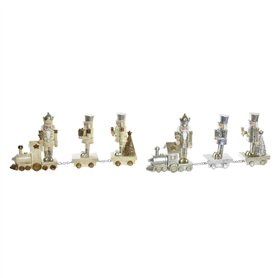 Décorations de Noël DKD Home Decor Résine Train (28 x 5 x 12 cm) (2 Unités)