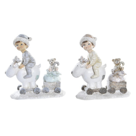 Décorations de Noël DKD Home Decor Résine Enfants (13 x 6 x 13