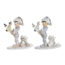 Décorations de Noël DKD Home Decor Résine Enfant (11 x 5