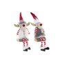 Décorations de Noël DKD Home Decor Polyester Renne (8 x 14 x 19 cm) (2 Unités)