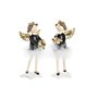Décorations de Noël DKD Home Decor Résine Ange (8 x 9 x 20 cm) (2 Unités)