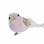 Décorations de Noël DKD Home Decor Polyester Oiseau (22 x 7 x 8 cm) (2 Unités)