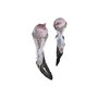 Décorations de Noël DKD Home Decor Polyester Oiseau (25 x 8 x 8 cm) (2 Unités)