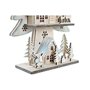 Sapin de Noël DKD Home Decor Rouge Arbre Bleu Rose Bois Vert (23 x 9 x 47 cm) (2 Unités)