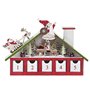 Calendrier de lAvent DKD Home Decor Bois Maison (27 x 7 x 40 cm) (2 Unités)