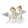 Décorations de Noël DKD Home Decor Résine Ange (11 x 9 x 17 cm) (2 Unités)