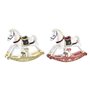 Décorations de Noël DKD Home Decor Cheval Résine (14 x 4 x 11 cm) (2 Unités)