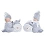 Décorations de Noël DKD Home Decor Polyester Magnésium (36 x 22 x 33 cm) (4 Unités)