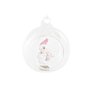 Décorations de Noël DKD Home Decor Verre Résine (7 x 6 x 8 cm) (4 Unités)