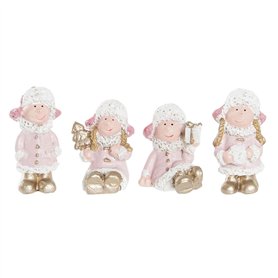 Décorations de Noël DKD Home Decor Résine Ange (3