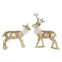Décorations de Noël DKD Home Decor Résine Renne (17