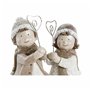 Décorations de Noël DKD Home Decor Résine Enfants (9 x 6 x 19,5 cm) (2 Unités)