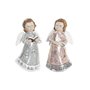Décorations de Noël DKD Home Decor Résine Ange (7 x 5 x 13 cm) (2 Unités)
