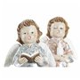 Décorations de Noël DKD Home Decor Résine Ange (7 x 5 x 13 cm) (2 Unités)