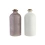 Décoration lumineuse DKD Home Decor Noël Marron Blanc (11 x 11 x 25 cm) (2 Unités)