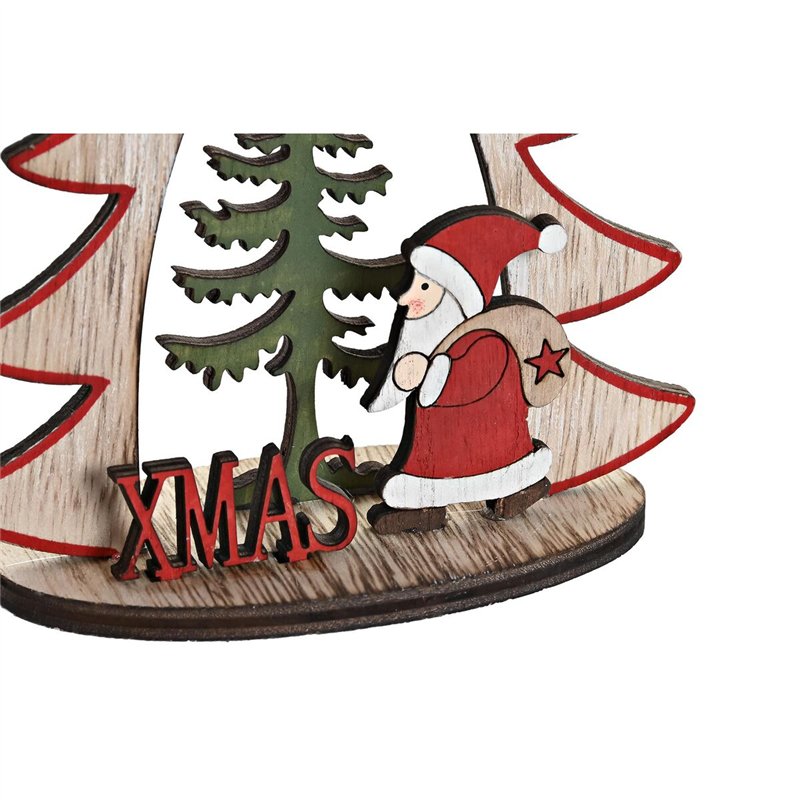 Image secondaire de Décorations de Noël DKD Home Decor Bois (2 Unités) (14 x 6 x 18 cm)