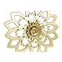 Figurine Décorative DKD Home Decor (4 Pièces) (2 Unités) (25 x 2 x 25 cm)
