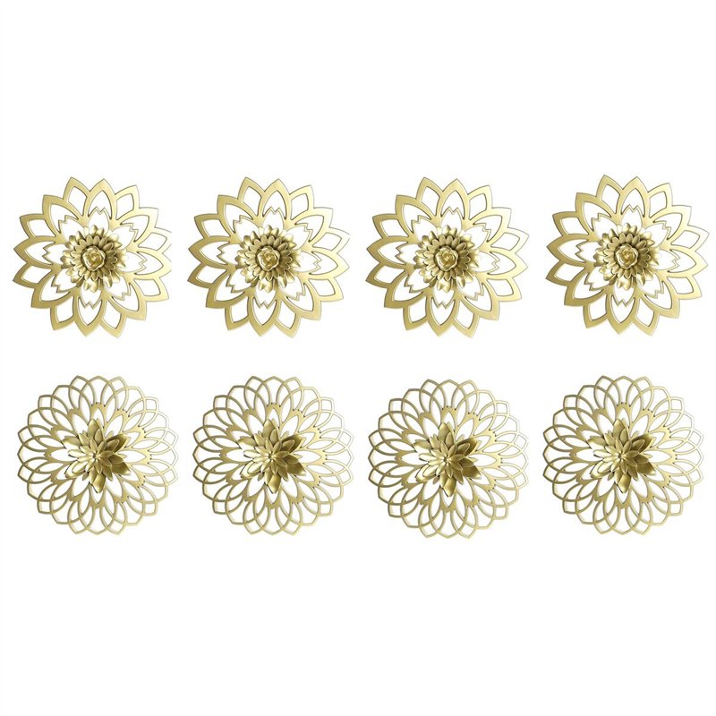 Image secondaire de Figurine Décorative DKD Home Decor (4 Pièces) (2 Unités) (25 x 2 x 25 cm)