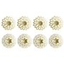 Figurine Décorative DKD Home Decor (4 Pièces) (2 Unités) (25 x 2 x 25 cm)