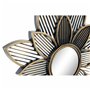 Ensemble de miroirs DKD Home Decor Miroir Champagne Doré PP 2 Unités (25 x 1 x 25 cm)