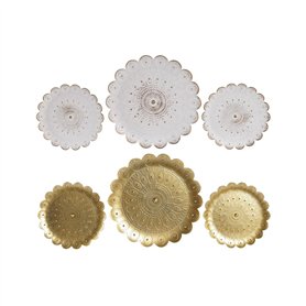 Figurine Décorative DKD Home Decor (2 Unités) Moderne (35 x 2 x 35 cm)