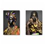 Cadre DKD Home Decor Colonial Africaine (50 x 2 x 70 cm) (2 Unités)