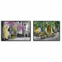 Toile DKD Home Decor Rue (2 Unités) (73 x 3