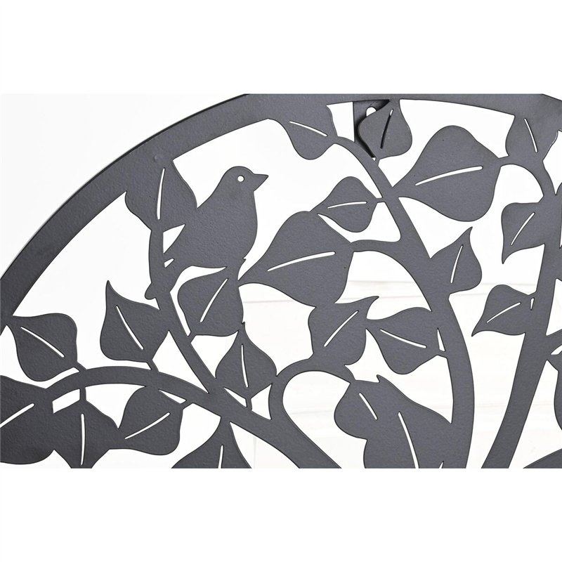 Image secondaire de Décoration murale DKD Home Decor Arbre Métal Traditionnel (2 Unités) (40 x 1 x 40 cm)