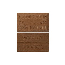 Paillasson DKD Home Decor Marron Caoutchouc Coco (75 x 45 x 2