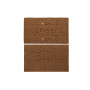 Paillasson DKD Home Decor Marron Caoutchouc Coco (75 x 45 x 2