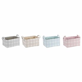 Boîte Décorative DKD Home Decor Polyester EVA (35 x 25 x 18 cm) (4 Unités)