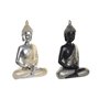 Figurine Décorative DKD Home Decor Argenté Noir Doré Buda Résine Oriental (26 x 15 x 40 cm) (2 Unités)