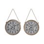 Horloge Murale DKD Home Decor Naturel Bicyclette Corde Blanc Vintage Bois MDF (50 x 4