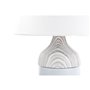 Lampe de bureau DKD Home Decor Céramique Marron Blue marine (2 Unités)