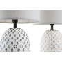 Lampe de bureau DKD Home Decor Cuivre Blanc Grès 220 V 40 W (24 x 24 x 40 cm) (2 Unités)