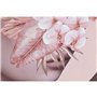 Cadre DKD Home Decor Fleurs Moderne (50 x 3,5 x 70 cm) (2 Unités)