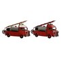 Figurine Décorative DKD Home Decor Rouge Argenté Vintage 33 x 14 x 19 cm (2 Unités)