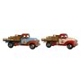 Figurine Décorative DKD Home Decor Bleu Blanc Rouge Orange Vintage 31 x 12 x 13 cm (2 Unités)