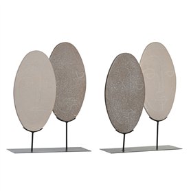Figurine Décorative DKD Home Decor Beige Marron Clair Moderne 27 x 8 x 35