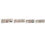 Décoration Suspendue DKD Home Decor Rouge Rose Bois 23 x 1