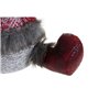 Décorations de Noël DKD Home Decor Rouge Gris Renne 27 x 19 x 32 cm (2 Unités)