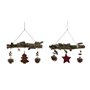 Décoration Suspendue DKD Home Decor Multicouleur PVC Bois 47 x 6 x 39 cm (2 Unités)