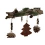 Décoration Suspendue DKD Home Decor Multicouleur PVC Bois 47 x 6 x 39 cm (2 Unités)