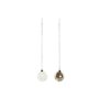Décoration Suspendue DKD Home Decor Transparent Verre 10 x 10 x 10 cm (2 Unités)