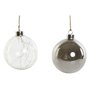 Décoration Suspendue DKD Home Decor Transparent Verre 10 x 10 x 10 cm (2 Unités)